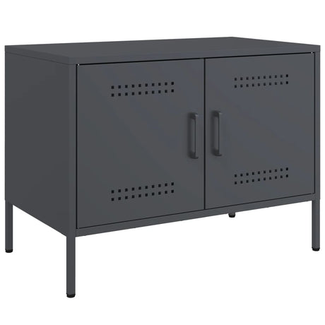 Vidaxl tv-meubel 68x39x50,5 cm staal antracietkleurig