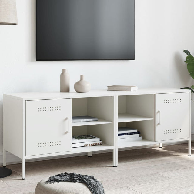 Vidaxl tv-meubelen 2 st 68x39x50,5 cm staal wit