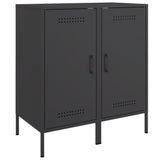 Vidaxl dressoirs 2 st 36x39x79 cm staal zwart