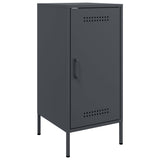Vidaxl dressoir 36x39x79 cm staal antracietkleurig