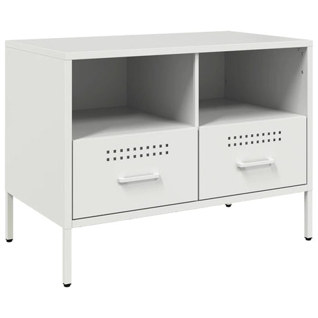 Vidaxl tv-meubel 68x39x50,5 cm staal wit