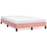 Vidaxl bedframe zonder matras 120x190 cm fluweel roze