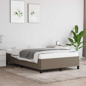 Vidaxl bedframe zonder matras 120x190 cm stof taupe