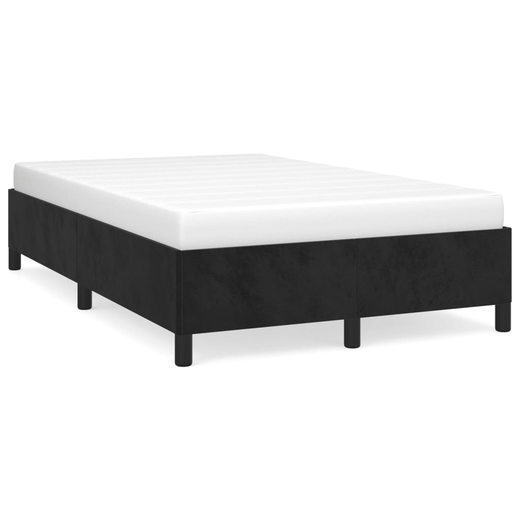 Vidaxl bedframe zonder matras 120x190 cm fluweel donkergrijs