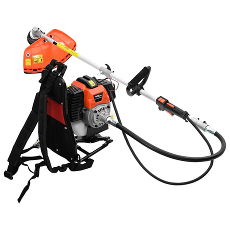 Vidaxl bosmaaier rugzak design 52 cc 1,45 kw oranje