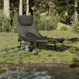 Vidaxl visbed met verstelbare modderpoten inklapbaar camouflage