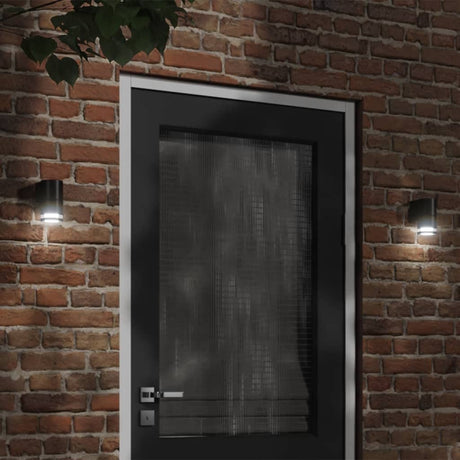 Zewnętrzny kinkiet Vidaxx z odlewu aluminiowego w kolorze czarnym