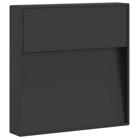Zewnętrzny kinkiet VidaXL LED z odlewu aluminiowego w kolorze czarnym