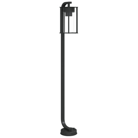Zewnętrzna lampa podłogowa Vidaxx 100 cm stal nierdzewna czarna