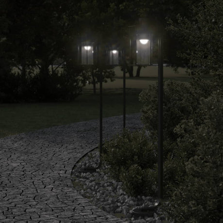 Zewnętrzna lampa podłogowa Vidaxx 100 cm stal nierdzewna czarna