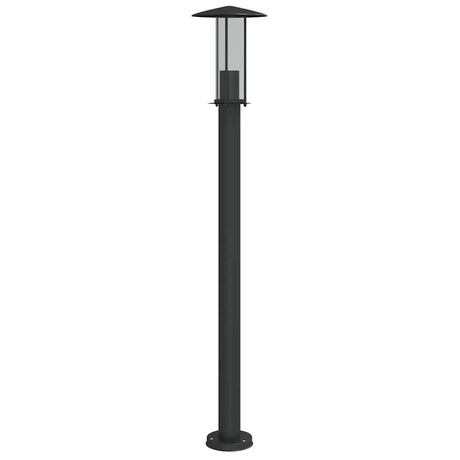 Zewnętrzna lampa podłogowa Vidaxx 100 cm stal nierdzewna czarna