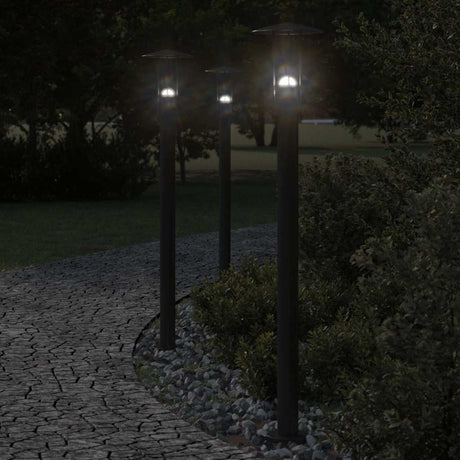 Zewnętrzna lampa podłogowa Vidaxx 100 cm stal nierdzewna czarna