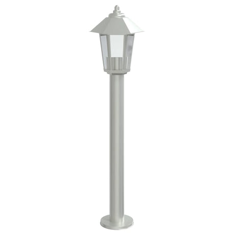 Zewnętrzna lampa podłogowa Vidaxx 80 cm stal nierdzewna w kolorze srebrnym
