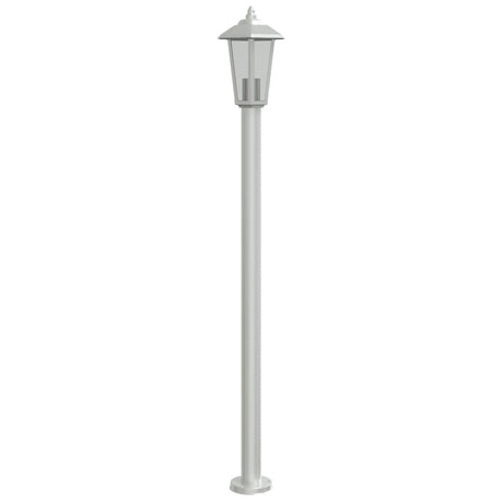Zewnętrzna lampa podłogowa Vidaxx 120 cm stal nierdzewna w kolorze srebrnym