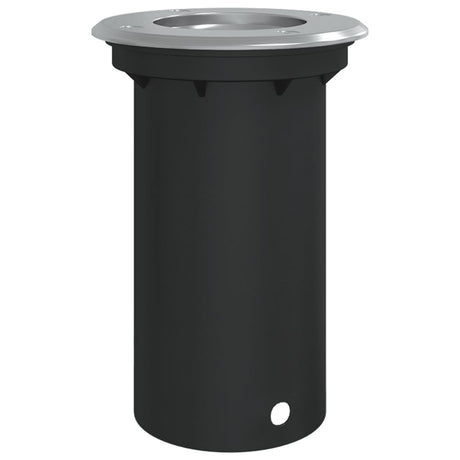 Zewnętrzne oświetlenie gruntowe Vidaxx okrągłe 10,5x10,5 cm z odlewu aluminiowego w kolorze czarnym