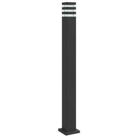 Zewnętrzna lampa podłogowa Vidaxx 110 cm aluminium czarna