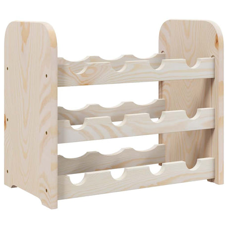 Vidaxl wijnrek 43x25x37 cm massief grenenhout