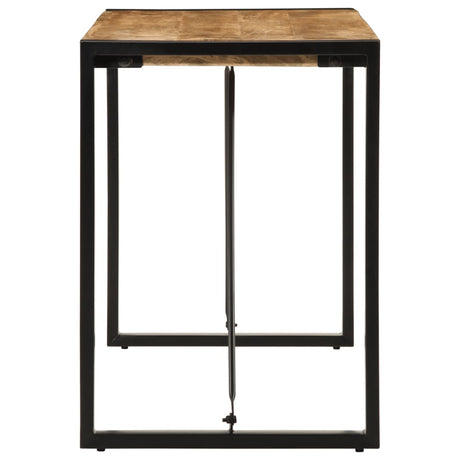 Vidaxl eettafel 120x55x76 cm massief ruw mangohout