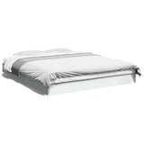 Vidaxl bedframe zonder matras 160x200 cm spaanplaat wit