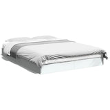 Vidaxl bedframe bewerkt hout wit 135x190 cm