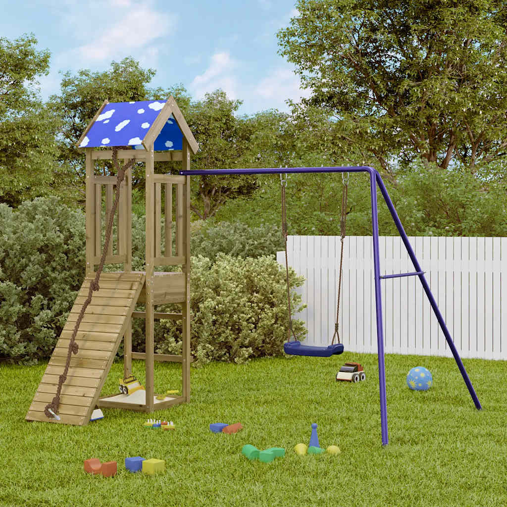 Impregnowane drewno sosnowe VidaXL Playhouse