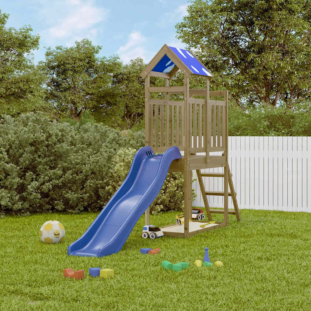 Impregnowane drewno sosnowe VidaXL Playhouse