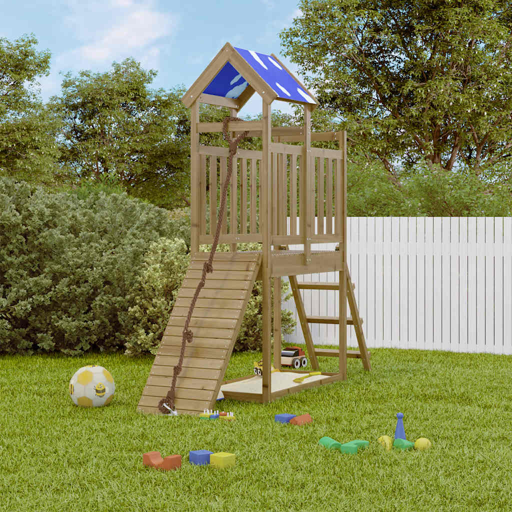 Impregnowane drewno sosnowe VidaXL Playhouse