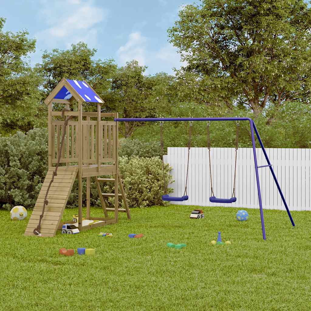 Impregnowane drewno sosnowe VidaXL Playhouse