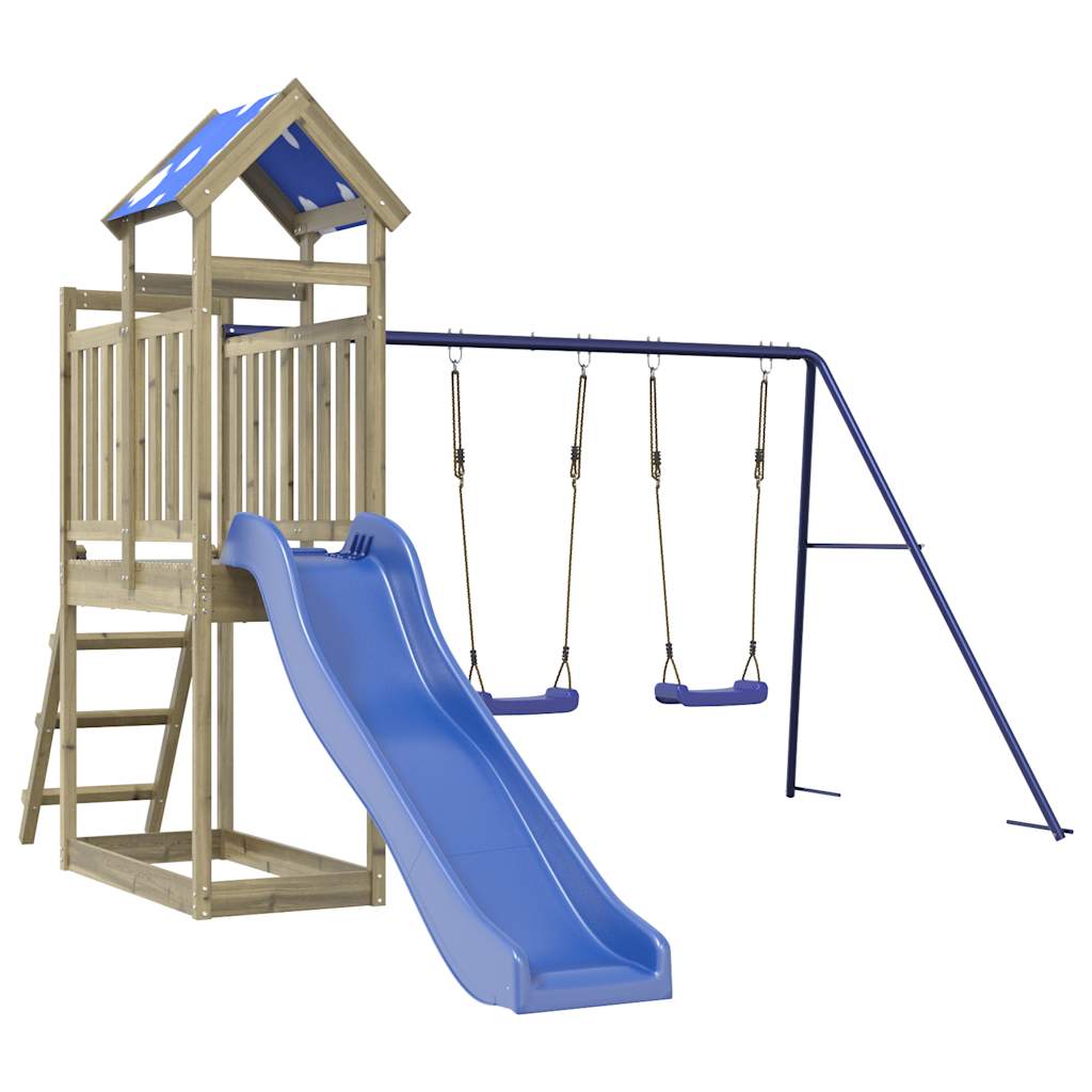 Impregnowane drewno sosnowe VidaXL Playhouse