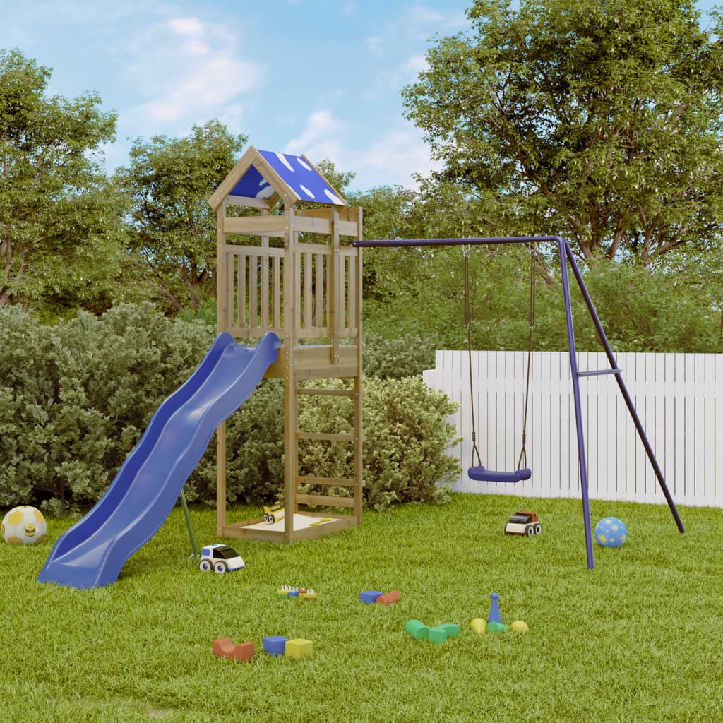 Impregnowane drewno sosnowe VidaXL Playhouse
