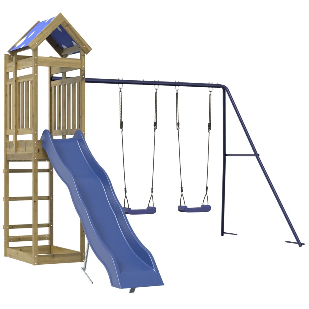 Impregnowane drewno sosnowe VidaXL Playhouse