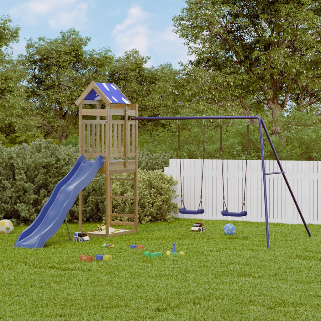 Impregnowane drewno sosnowe VidaXL Playhouse