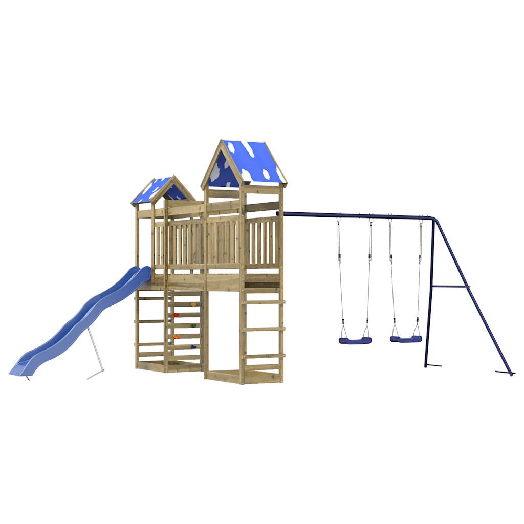 Impregnowane drewno sosnowe VidaXL Playhouse