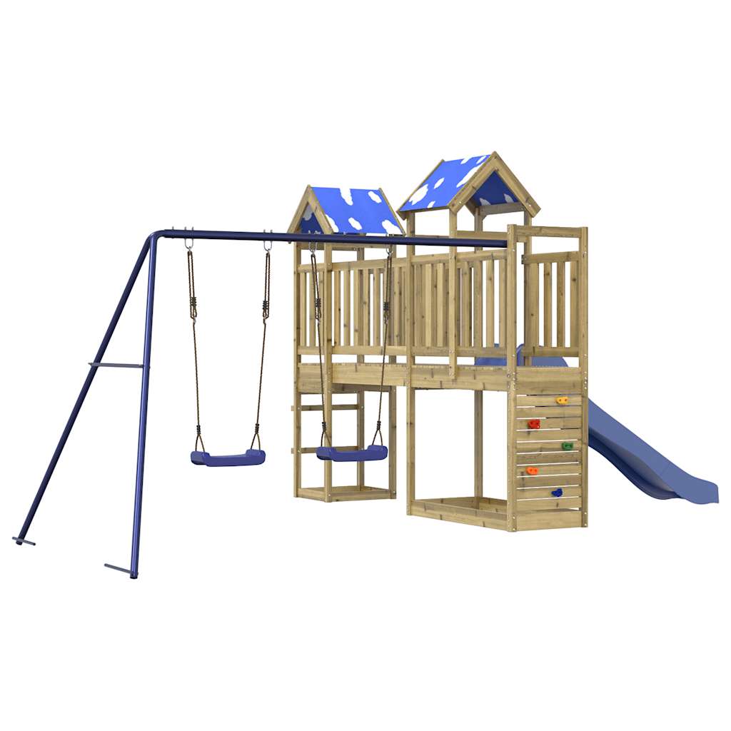 Impregnowane drewno sosnowe VidaXL Playhouse