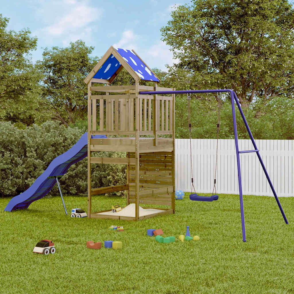 Impregnowane drewno sosnowe VidaXL Playhouse