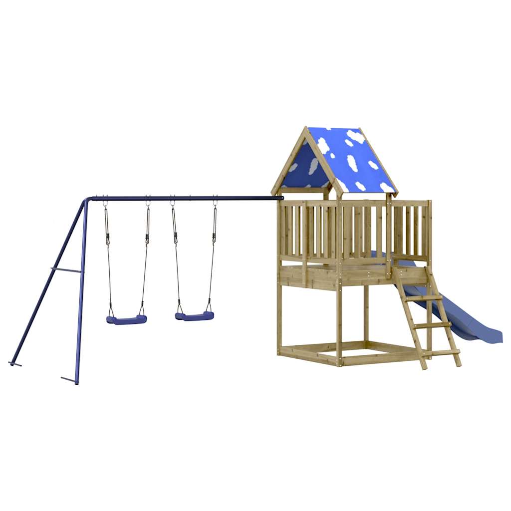 Impregnowane drewno sosnowe VidaXL Playhouse