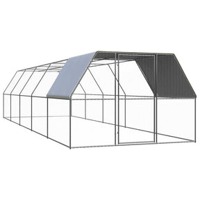 VidaXL Kurnik 3x10x2 m, stal ocynkowana
