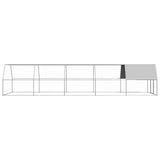 VidaXL Kurnik 3x10x2 m, stal ocynkowana