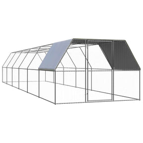 VidaXL Kurnik 3x12x2 m, stal ocynkowana