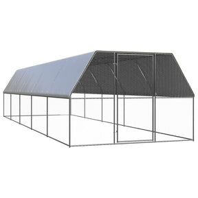 VidaXL Kurnik 3x10x2 m, stal ocynkowana