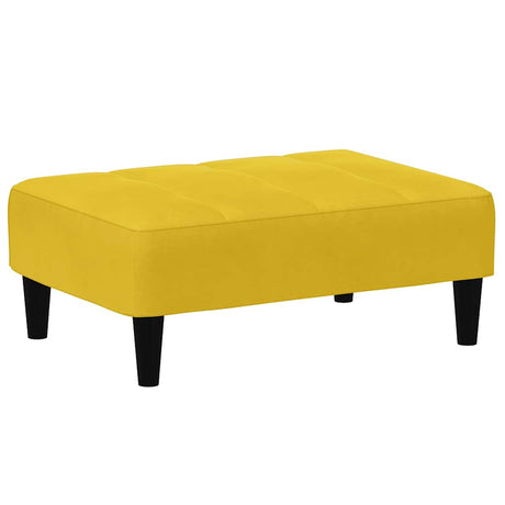 Vidaxl voetenbank 77x55x31 cm fluweel geel