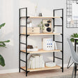 Vidaxl wandschappen 3 st zwevend 80x40x2 cm onbehandeld acaciahout