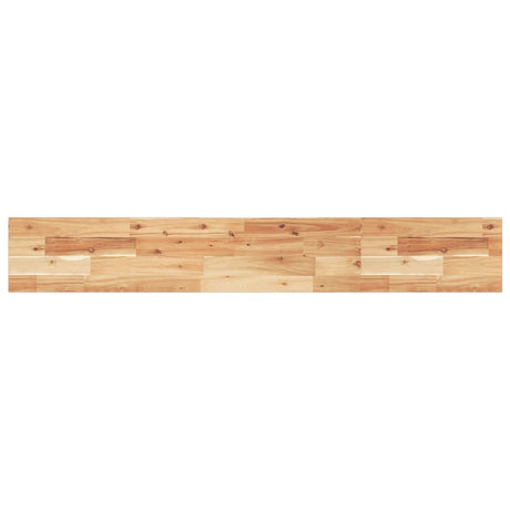Vidaxl wandschap zwevend olieafwerking 140x20x2 cm massief acaciahout