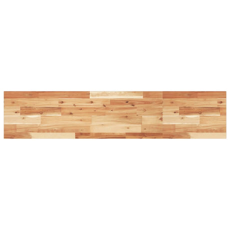 Vidaxl wandschap zwevend olieafwerking 120x30x2 cm massief acaciahout