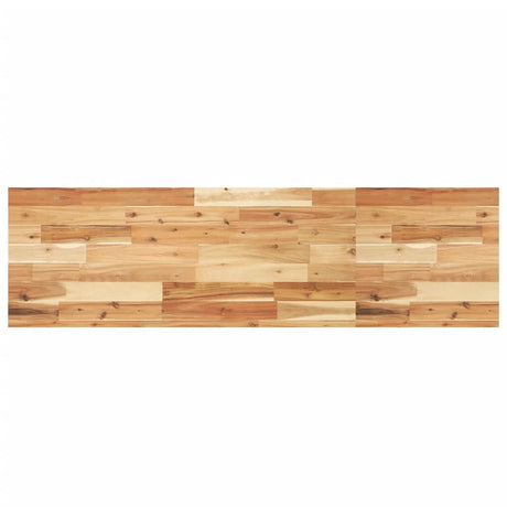 Vidaxl wandschap zwevend olieafwerking 140x40x4 cm massief acaciahout