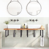 Vidaxl wastafelblad met olieafwerking 140x60x4 cm massief acaciahout