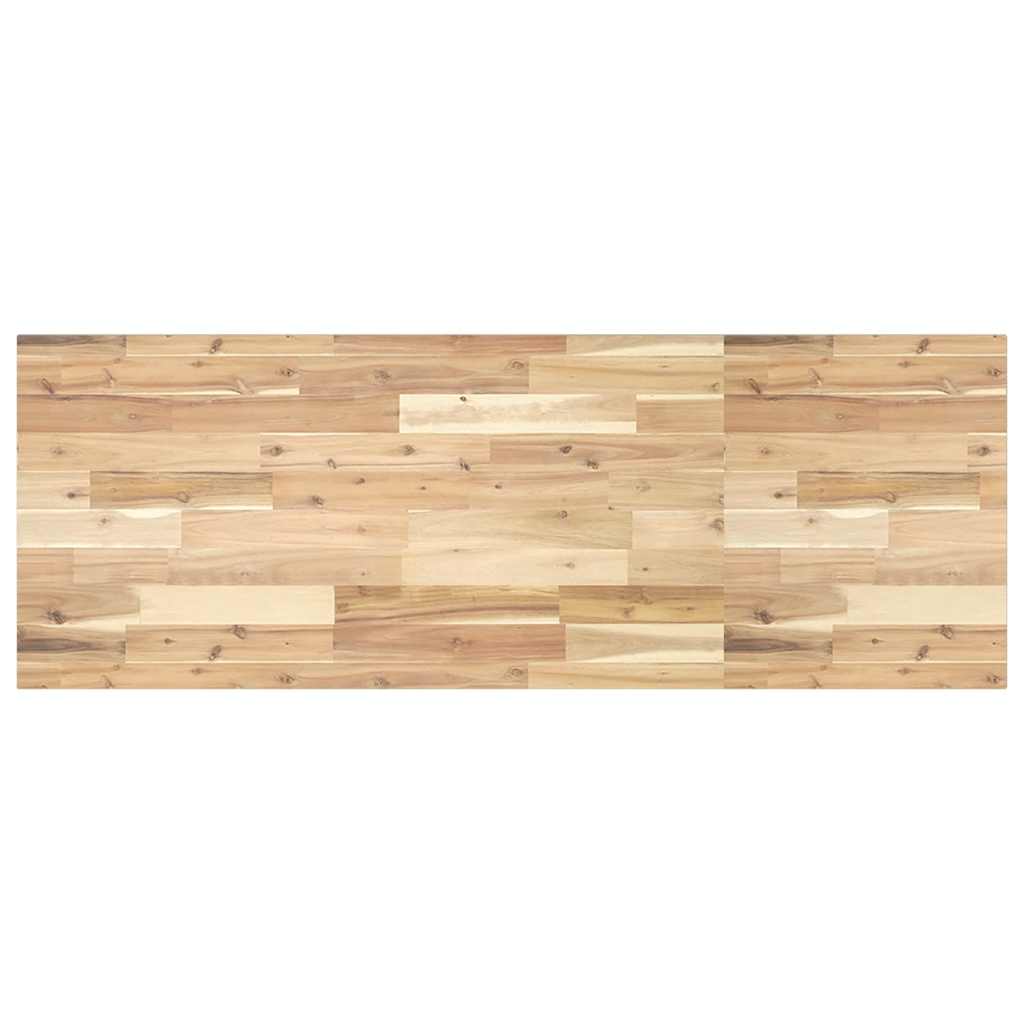 Vidaxl bureaublad 140x50x2 cm onbehandeld massief acaciahout