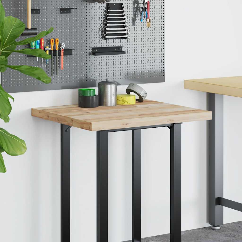 Vidaxl bureaublad 100x60x4 cm onbehandeld massief acaciahout