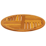 Vidaxl tafelblad rond ø 70x2 cm massief acaciahout