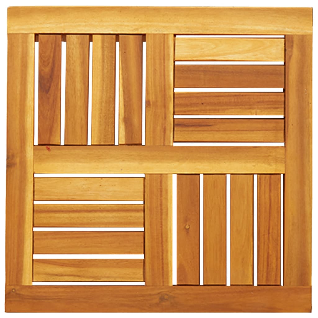Vidaxl tafelblad vierkant 50x50x2 cm massief acaciahout